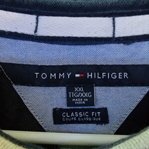 Tommy Hilfiger men's extra extra large two-tone rugby polo short sleeve